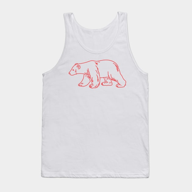 Polar Bear Tank Top by SWON Design